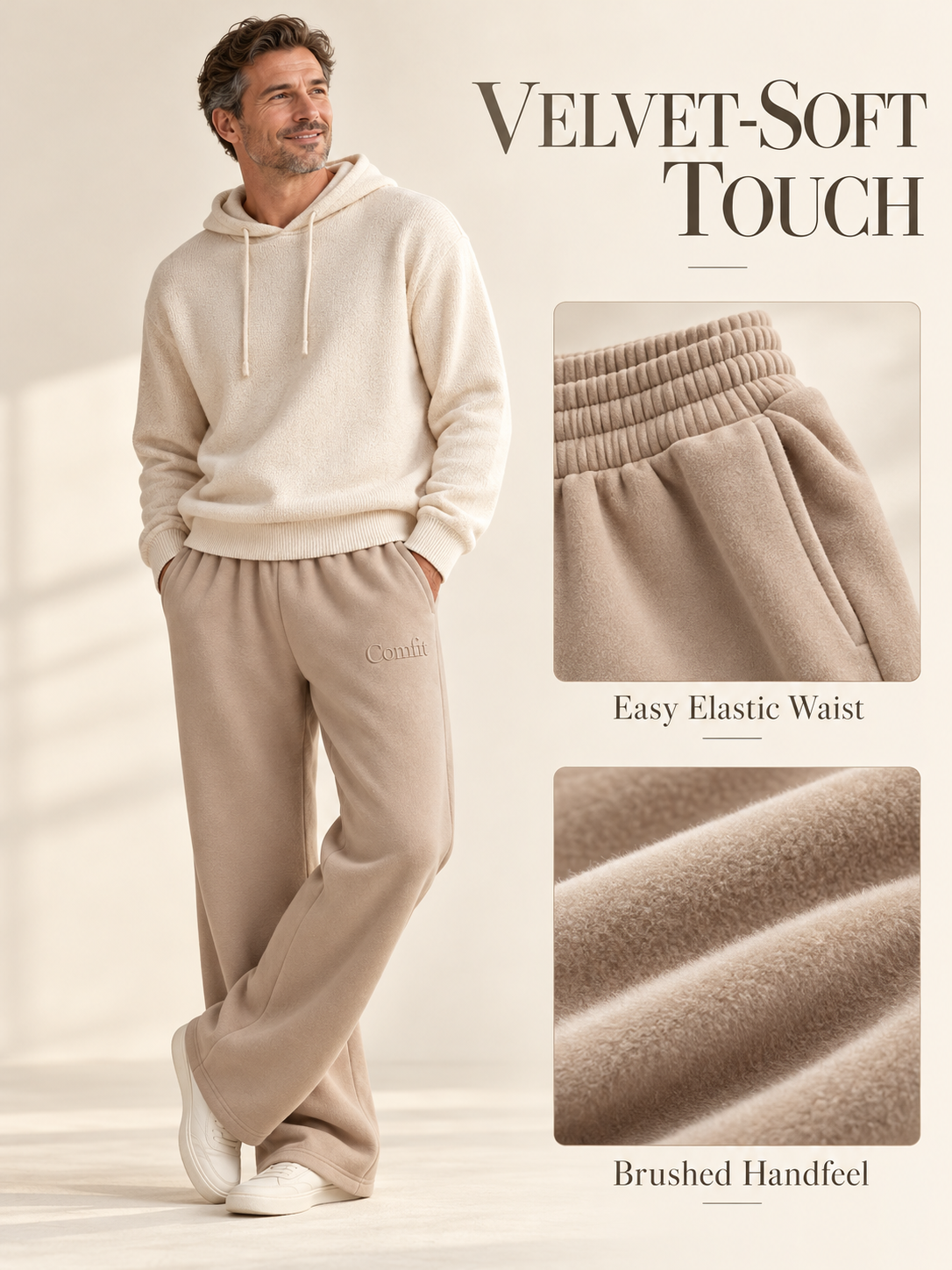👖 Men's Wide-Leg Lounge Pants | Elastic Waist & Trendy Prints ✨