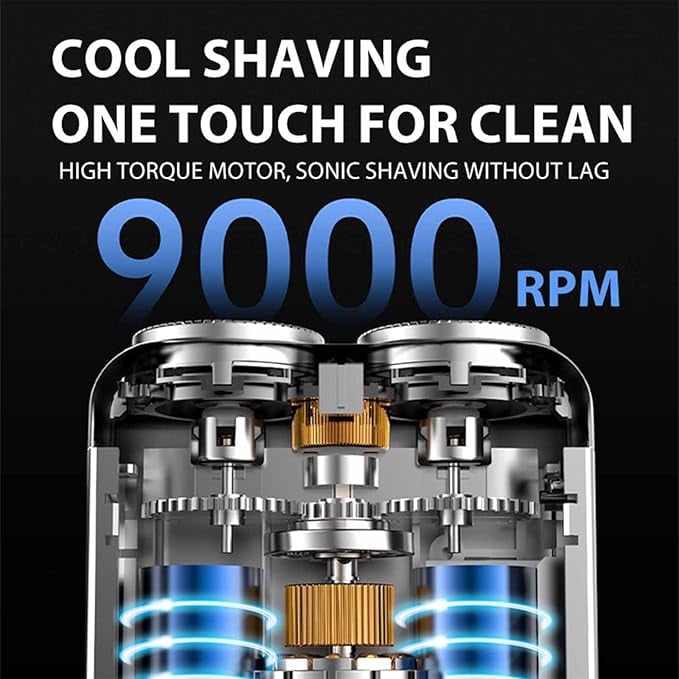 🎁 Father’s Day 💐Portable Rotary Dual Ring Electric Shaver