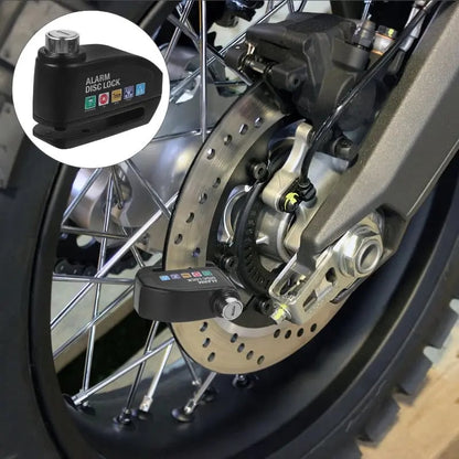 🛡️ Motorcycle Disc Brake Lock Alarm | 110dB Anti-Theft Security