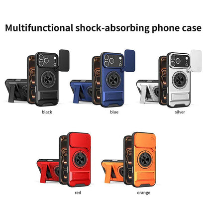 📱🛡️Mecha Push Window Magnetic Case for iPhone – Military Grade Shockproof Cover