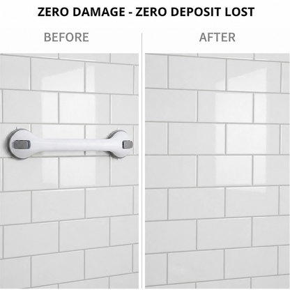 🛡️ SafeHold No-Drill Suction Grab Bar