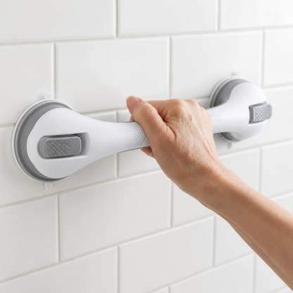 🛡️ SafeHold No-Drill Suction Grab Bar