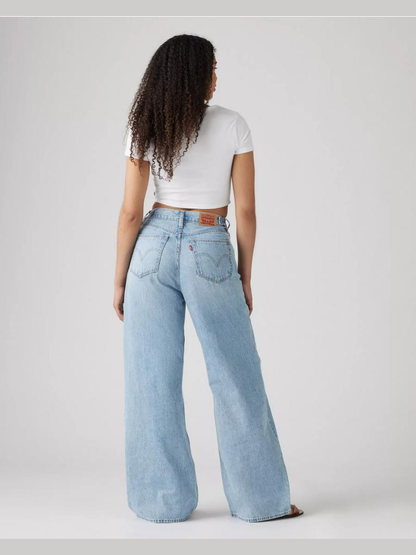 🔥Hot Sale Up to 49% Off | Women's Casey Low Rise Baggy Jeans – Lighter Blue Y2K Denim