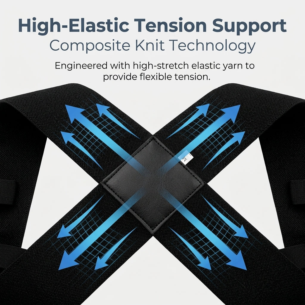 ⚡Breathable and comfortable invisible wearable posture corrector for the back