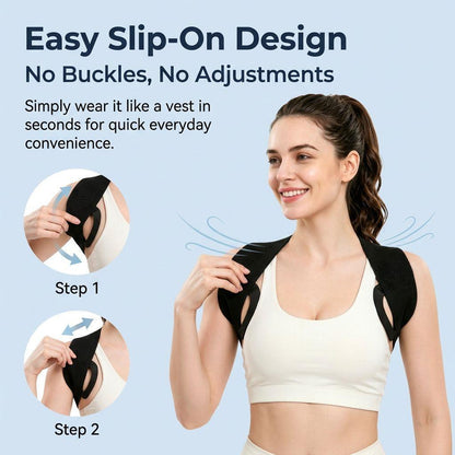⚡Breathable and comfortable invisible wearable posture corrector for the back