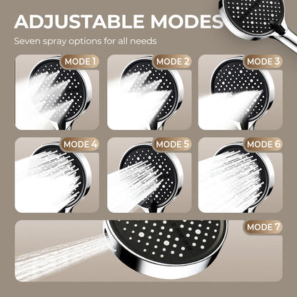June Hot Selling! 🔥50% OFF🔥 - 7-Mode Pressurized Rain Shower Head
