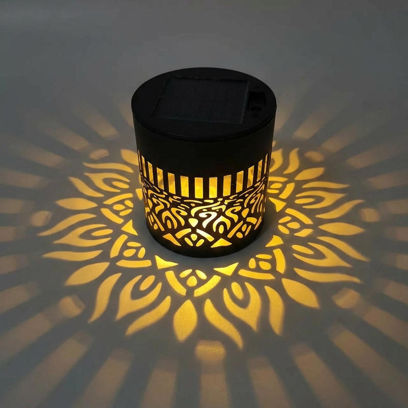 🌞 50% OFF🎁Solar Mandala Light – Stunning Pattern Projection, 2-in-1 Floor & Wall Design & IP65 Waterproof Auto On/Off 🌿