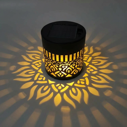 🌞 50% OFF🎁Solar Mandala Light – Stunning Pattern Projection, 2-in-1 Floor & Wall Design & IP65 Waterproof Auto On/Off 🌿