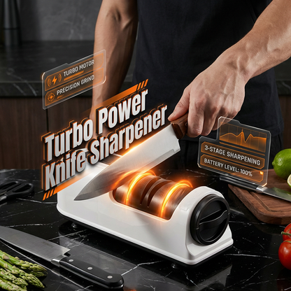 🔪49% OFF TODAY⚡ 3-Stage Electric & Manual Knife Sharpener