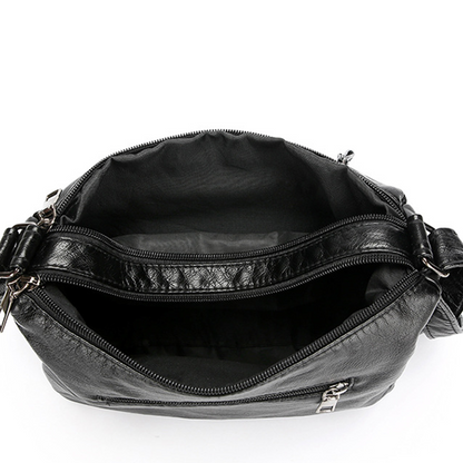 📢📢50% OFF !! ⏰Women's Soft PU Leather Multi-Pocket Crossbody Bag