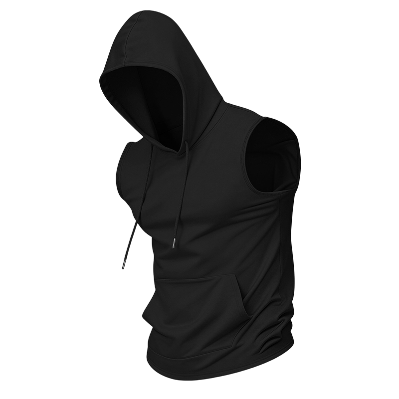 🔥 Sleeveless Hooded Sports Top💧 Moisture-wicking · Quick-drying and friction-resistant🧢 Hooded for sun protection and wind resistance