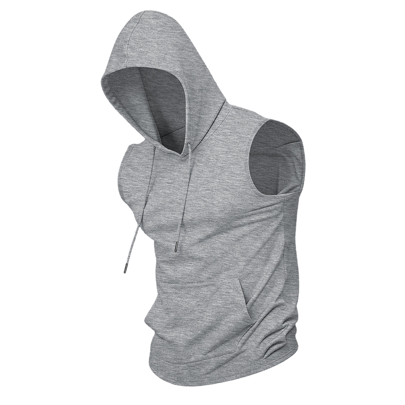 🔥 Sleeveless Hooded Sports Top💧 Moisture-wicking · Quick-drying and friction-resistant🧢 Hooded for sun protection and wind resistance