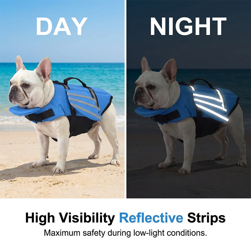 🐶 Reflective Angel Wing Dog Life Jacket | Buoyancy Support