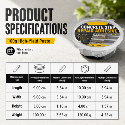 Step repair adhesive, cement floor repair agent, strong weather-resistant and waterproof concrete crack repair agent